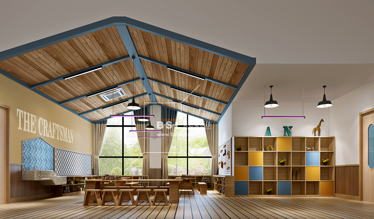 佛山顺德伊贝迪幼儿园设计木工房