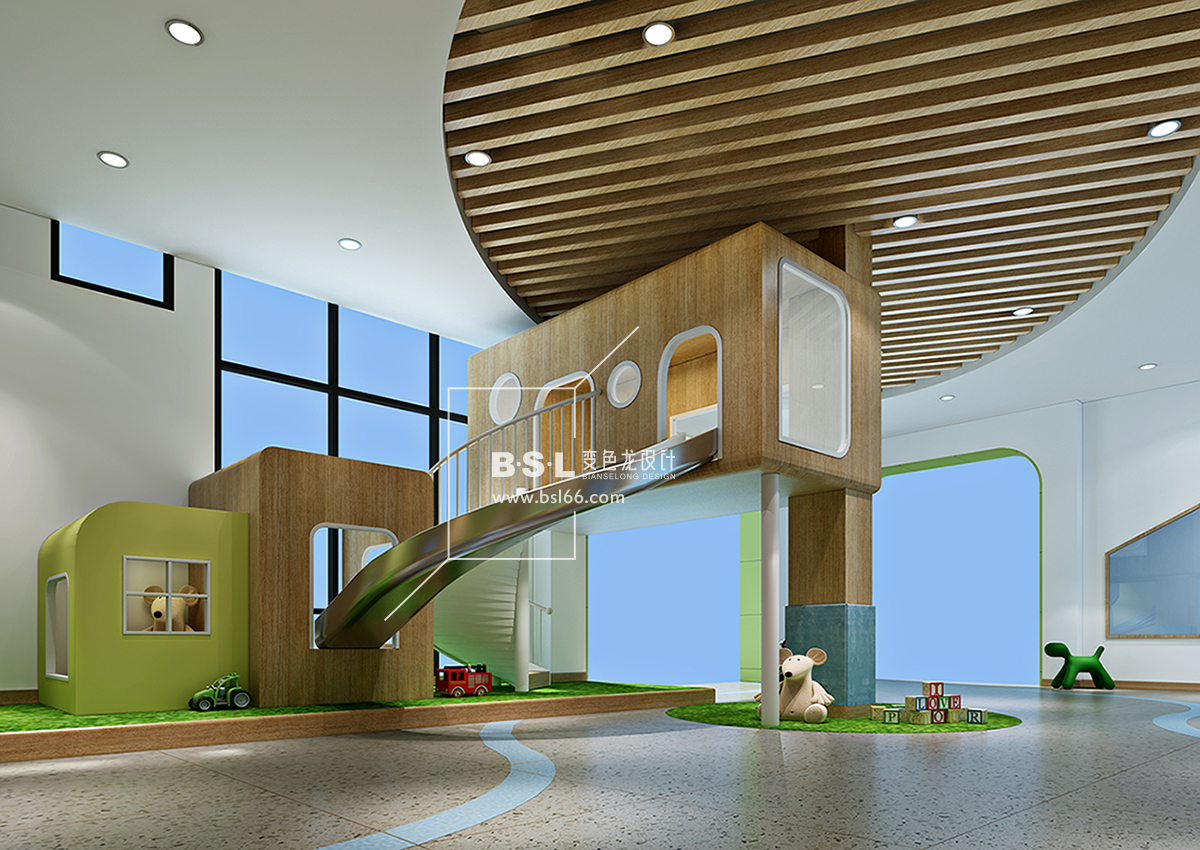 云东海幼儿园设计大厅玩耍区