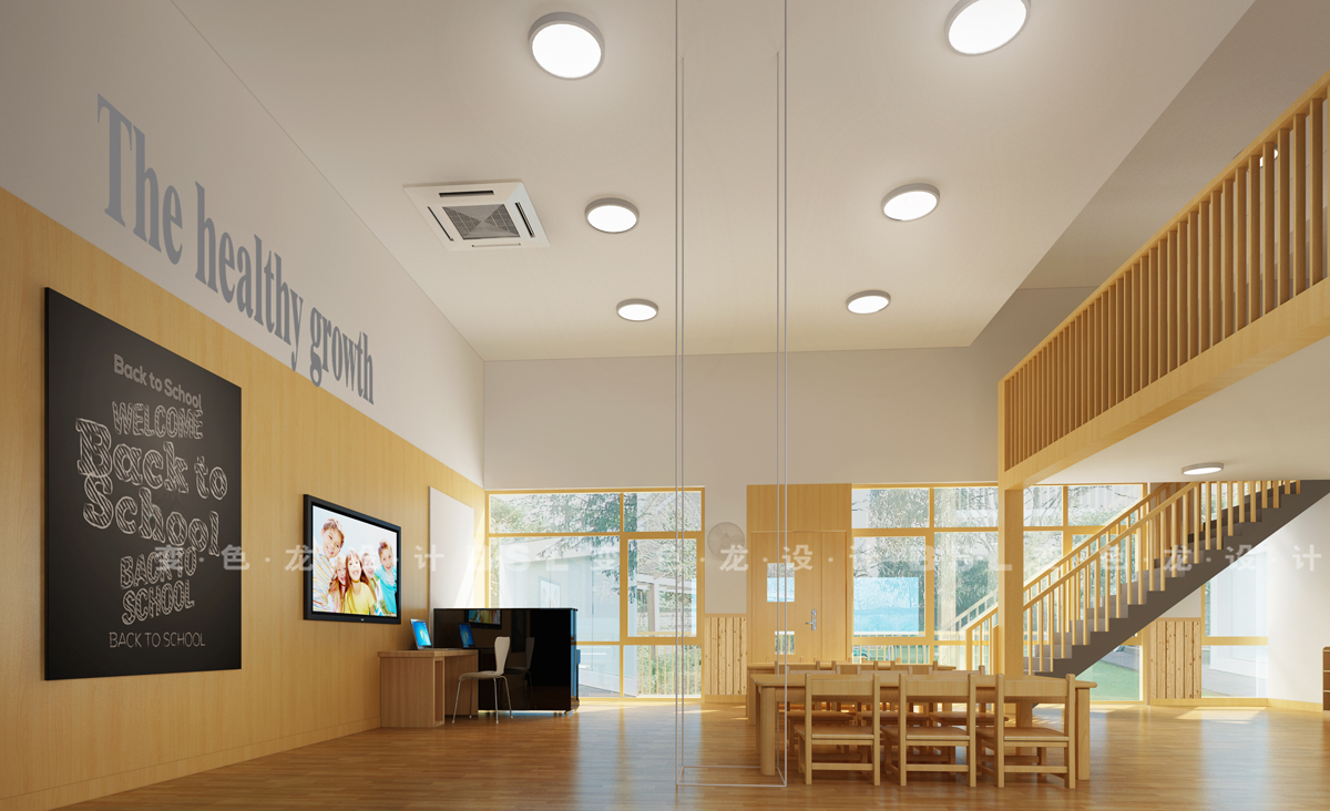 南宁江雷幼儿园设计教室效果图,幼儿园设计